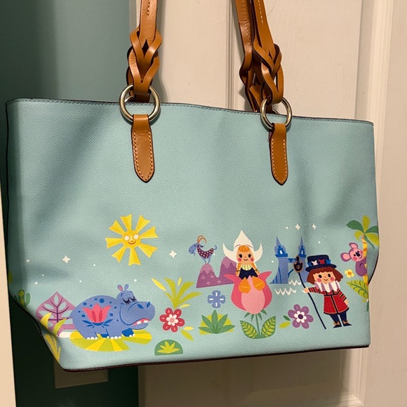 Disney Dooney & Bourke it’s a small world 2019 Tote - Picture 2 of 6